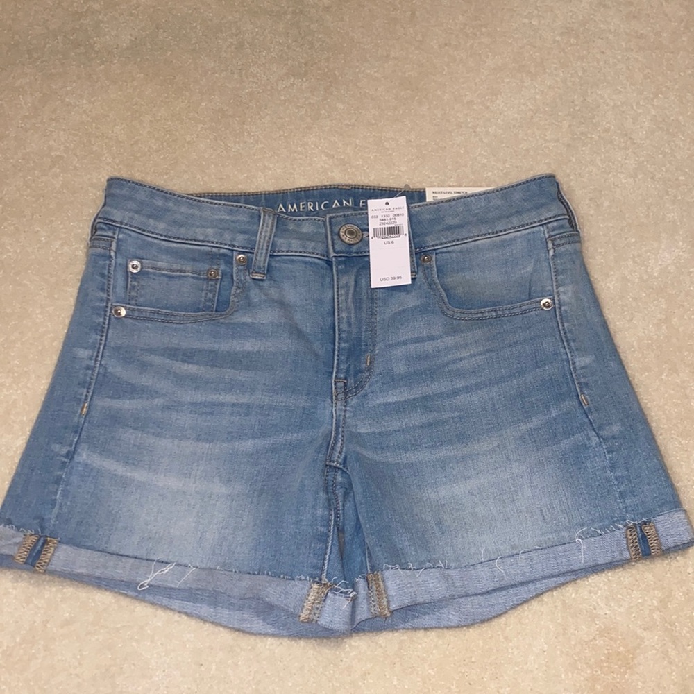 NEW American Eagle light jean short